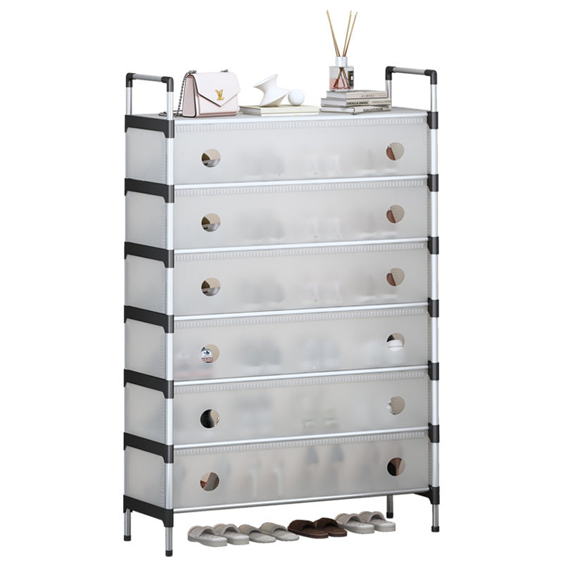 Dormitory Plastic Shoe Cabinet – Large Capacity Storage