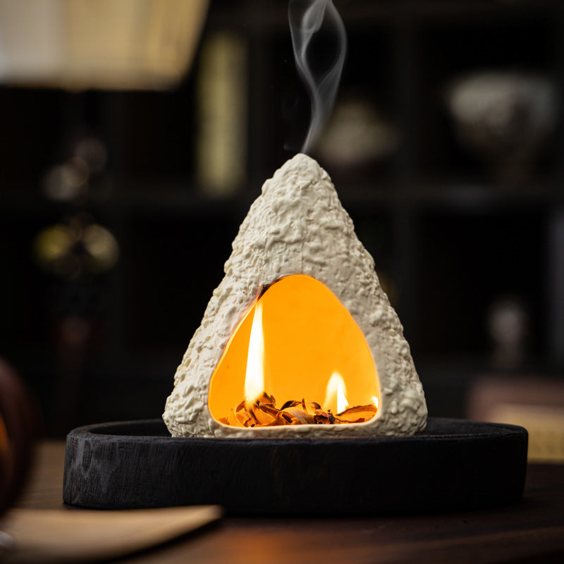 Ceramic Peruvian Sage Incense Burner Desktop Aromatherapy