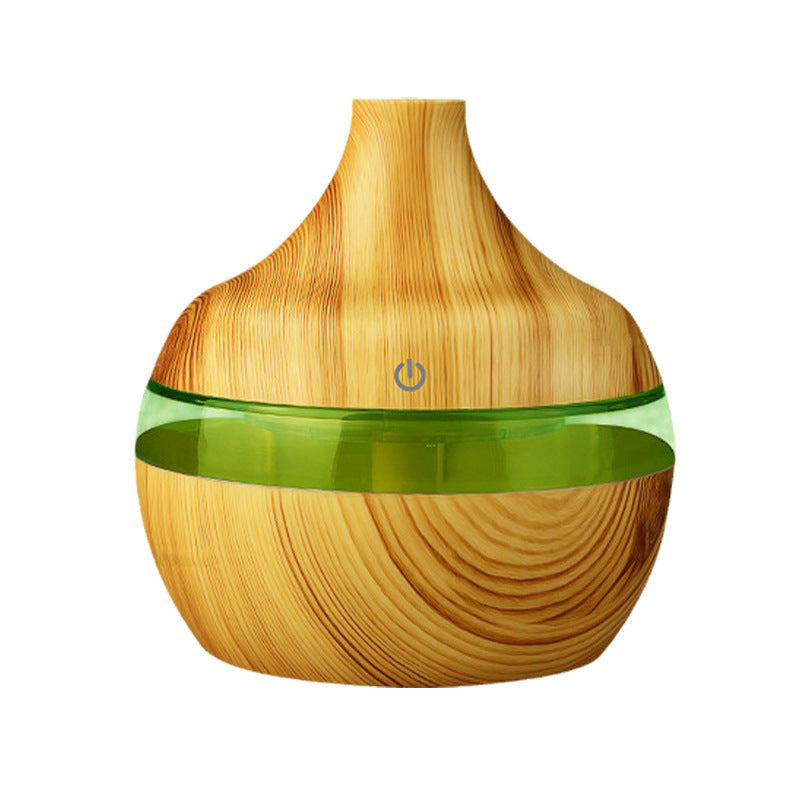 Wood Grain USB Aroma Diffuser Colorful Air Humidifier