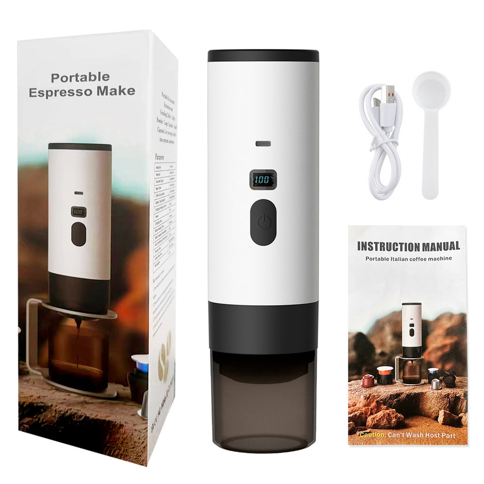 Wireless Portable Car & Home Capsule Espresso Machine