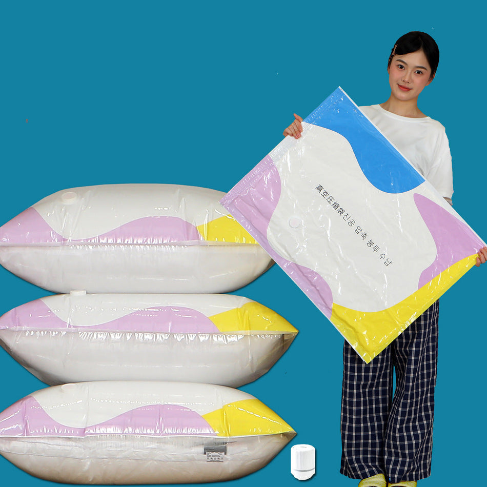 Vacuum Compression Storage Bag for Clothes & Quilts
