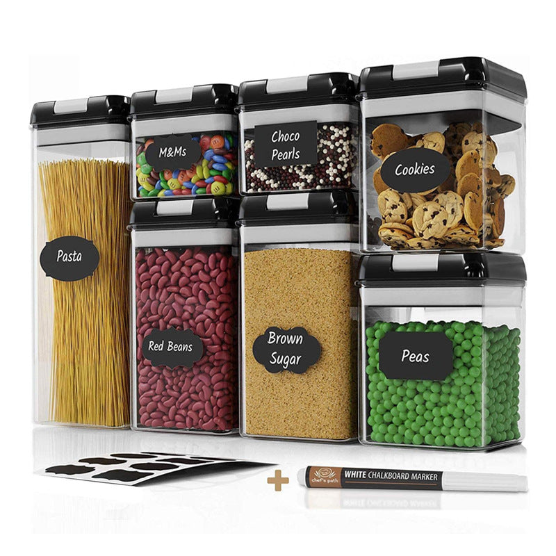 Square Thickened Plastic Grain Storage Box Set