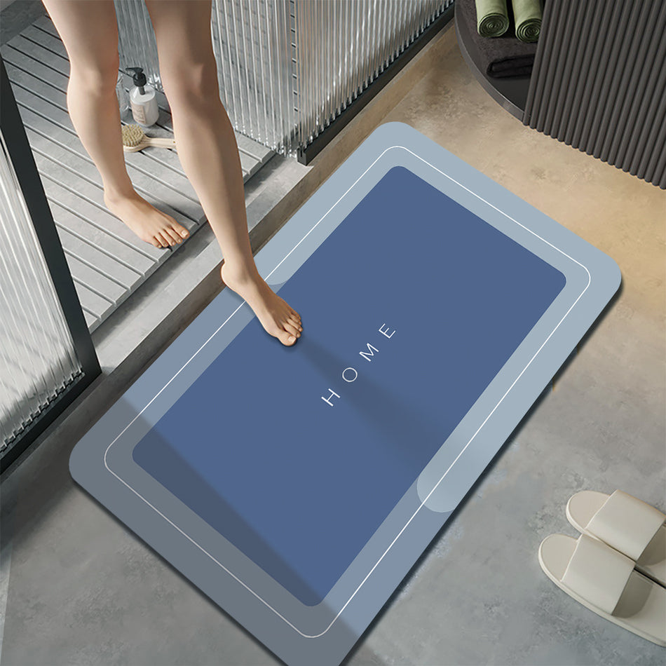 Crystal Velvet Diatom Mud Non-Slip Bathroom Mat