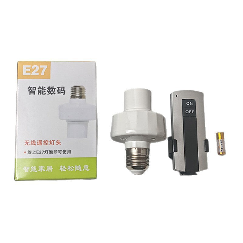 Smart Wireless Remote Control E27 Screw Lamp Holder 220V