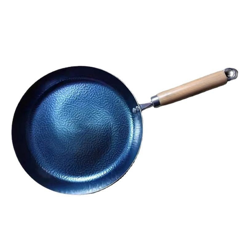 Zhangqiu Iron Frying Pan – Non-Stick Gas Pan for Eggs, Pancakes & Steak