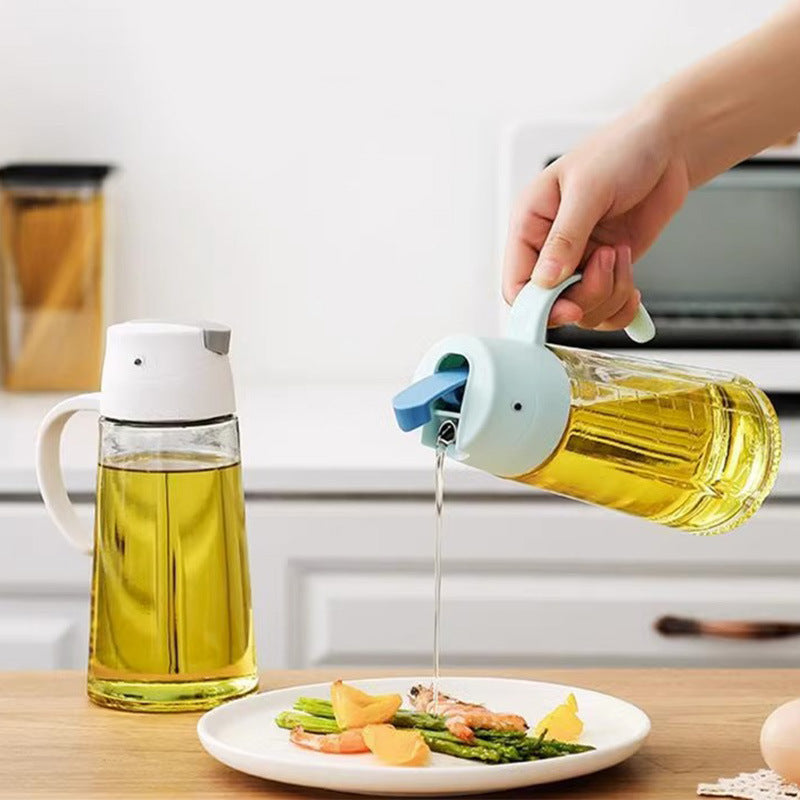 Automatic Glass Oil Pot – Leak-Proof Household Bottle