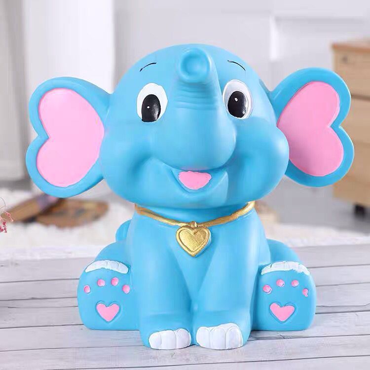 Cute Elephant Piggy Bank – Kids’ Drop-Resistant Savings
