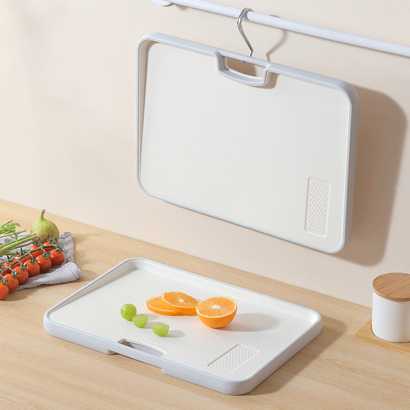Double-Sided Plastic Cutting Board – Creative, Durable Household Kitchen Board