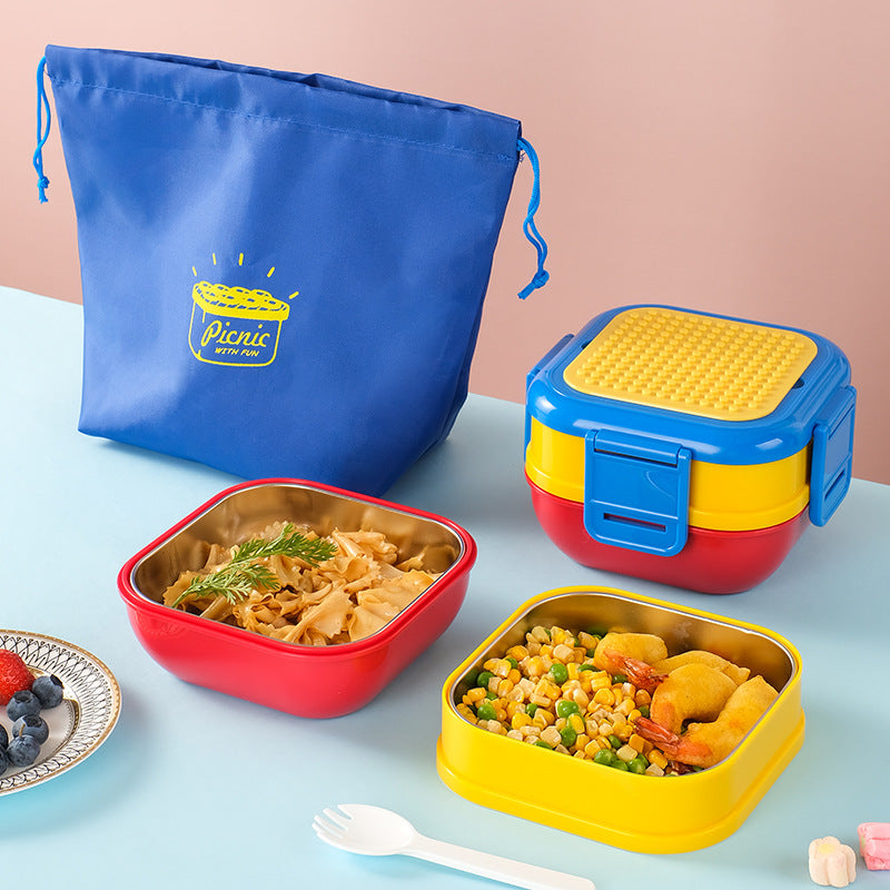 DIY Building Block Lunch Box Set