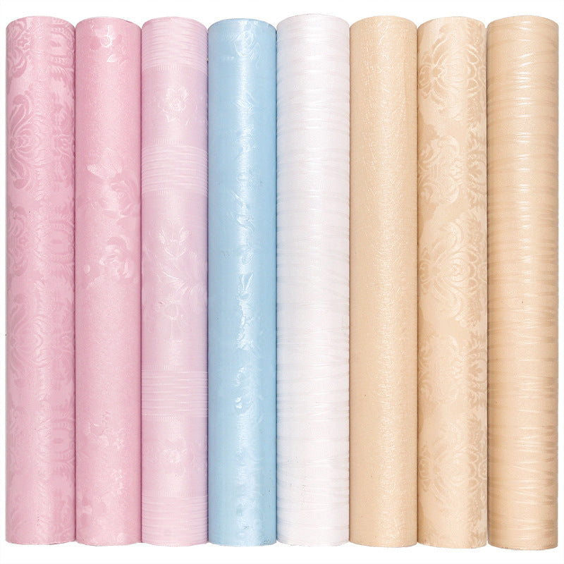 Factory Direct Thickened Solid Color Self-Adhesive Wall Cloth