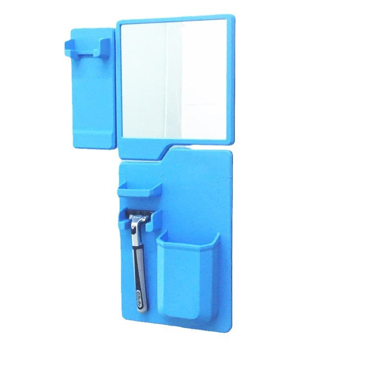Suction Toothbrush Holder Set – Mirror & Wall Mount