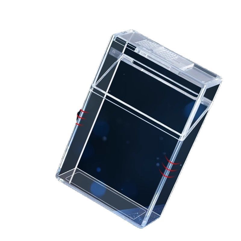 Transparent Plastic Cigarette Case 20-Pack Moisture-Proof & Durable