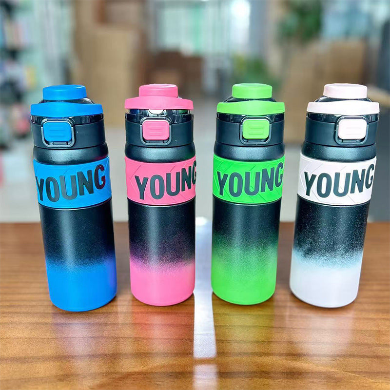 304 Stainless Steel Double-Drink Thermos Sports Car Cup