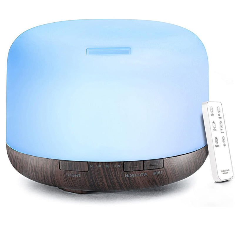 500ml Ultrasonic Essential Oil Diffuser with Color Lights