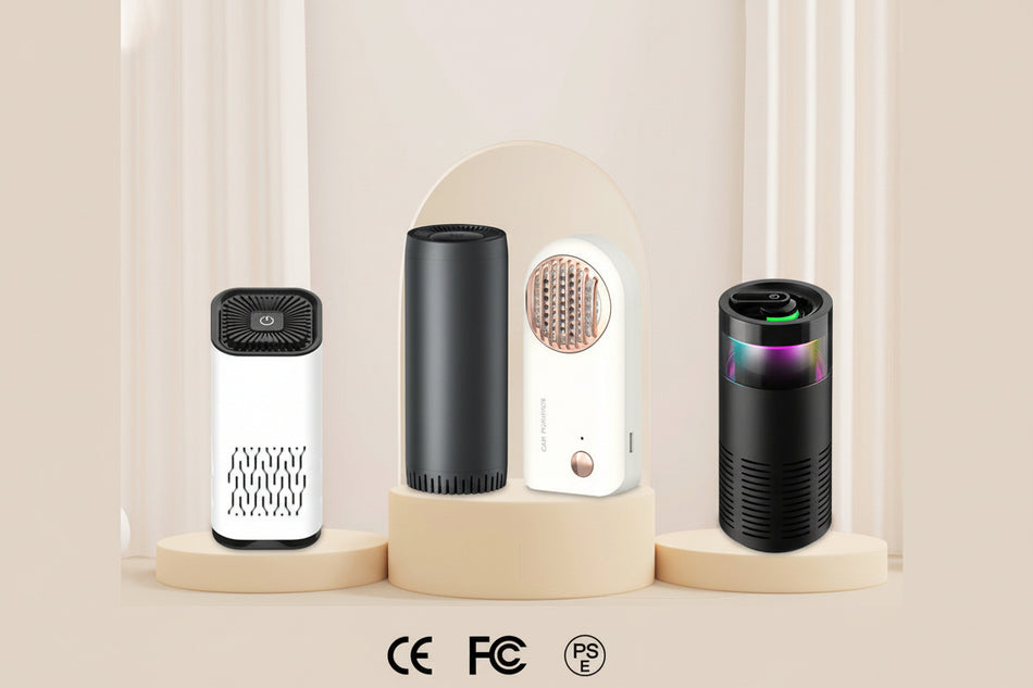 Desktop Negative Ion Air Purifier for Home, Office & Car