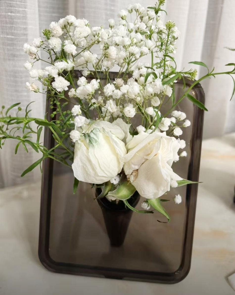 Acrylic Photo Frame Vase for Creative Floral Displays
