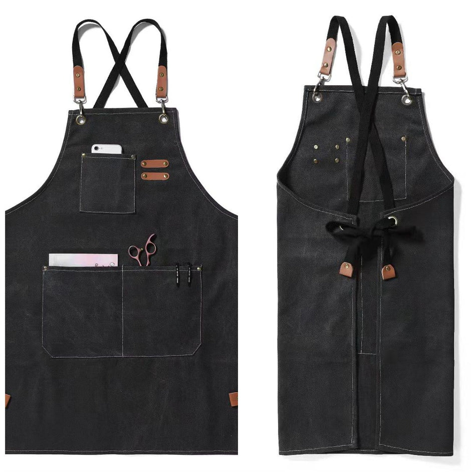 Custom Canvas Apron for Kitchen & Cafe Work