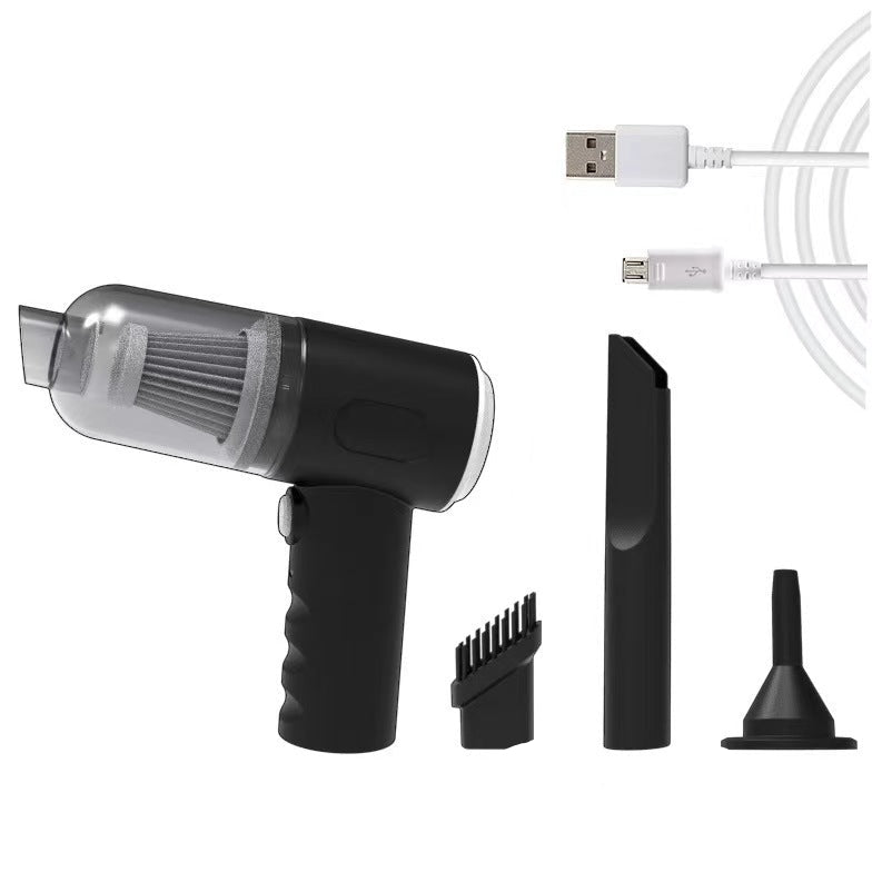 Wireless Car & Home Handheld Vacuum Cleaner – Mini, High Suction, Rechargeable, Dual-Use Portable Cleaner