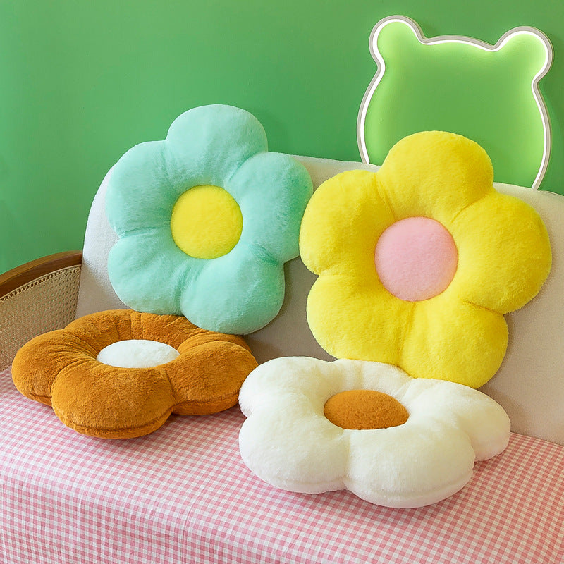 Sunflower-Shaped Floor and Sofa Pillow Cushion