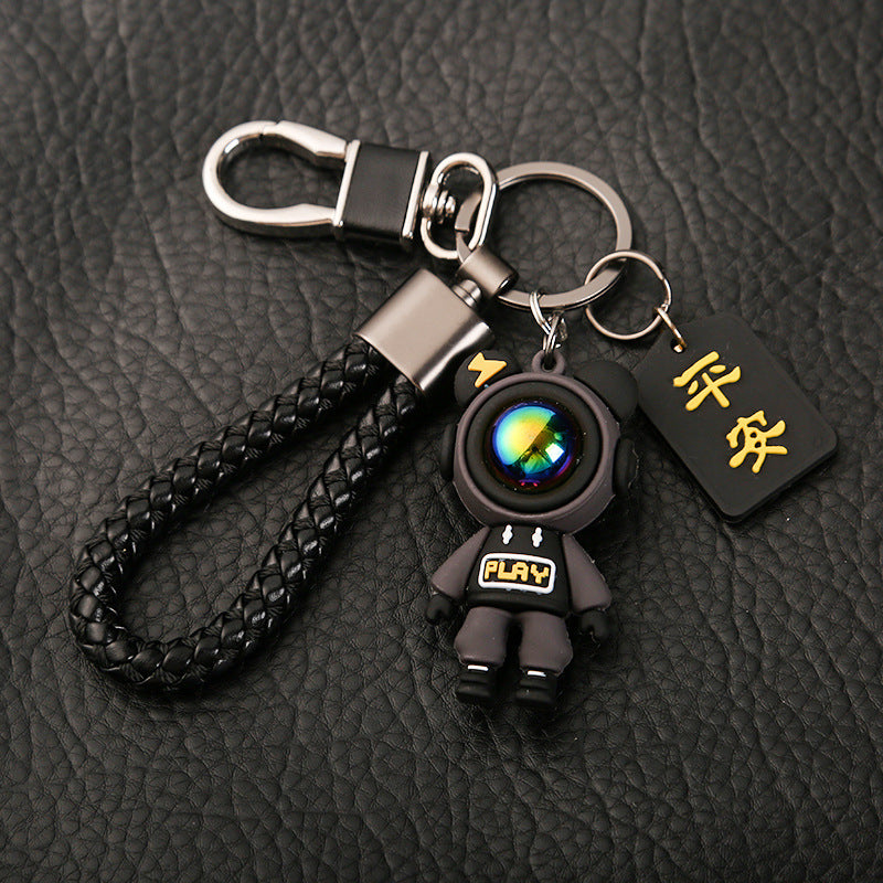 Cute Star Bear Keychain for Bags & Keys – Trendy Gift