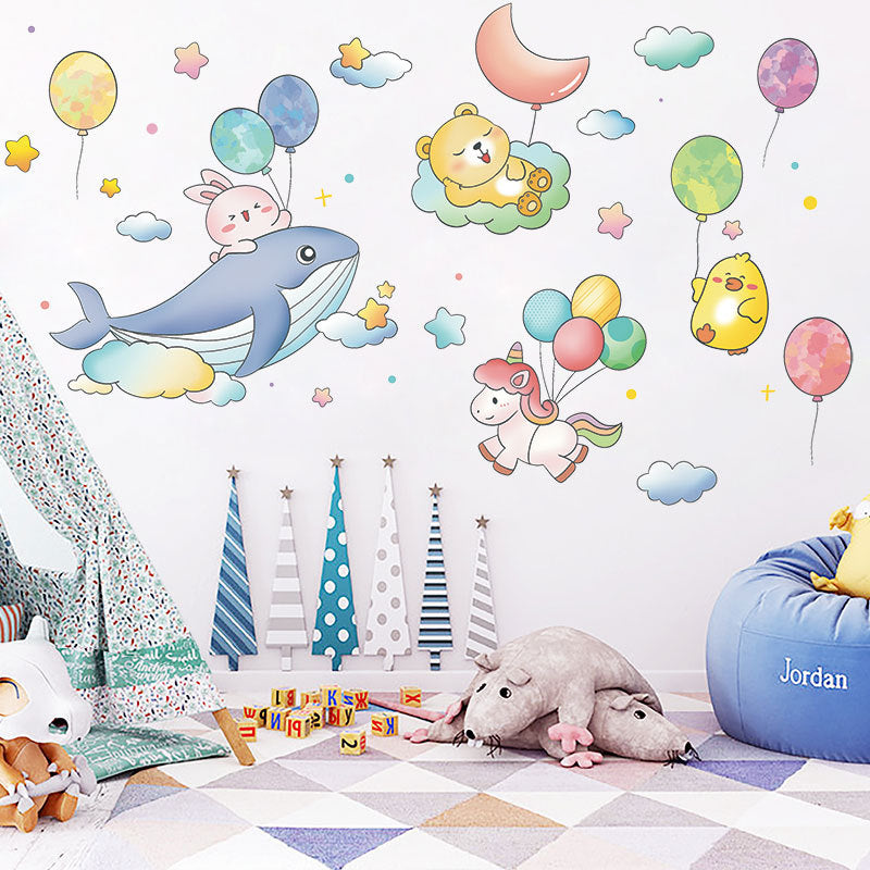 Custom Cartoon Wall Stickers – Baby Room Wallpaper