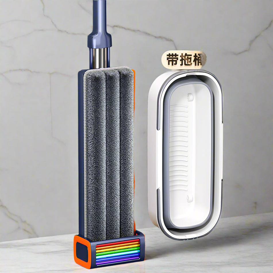 2025 Student Mop – Hands-Free Flat Mopping Tool
