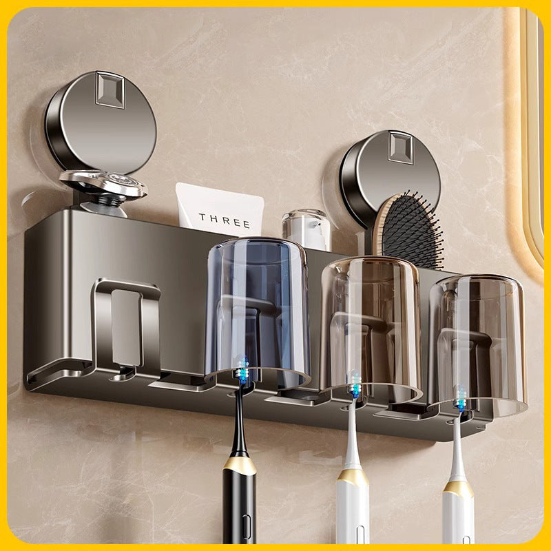 Toilet Suction Cup Toothbrush Holder Set