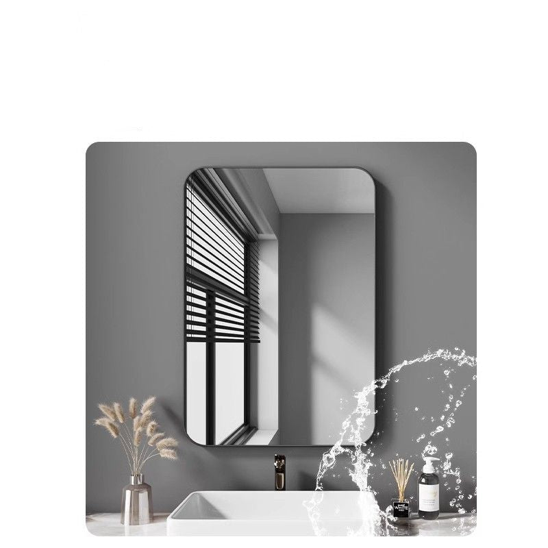 Wall-Mounted Bathroom Makeup Mirror – Simple Design