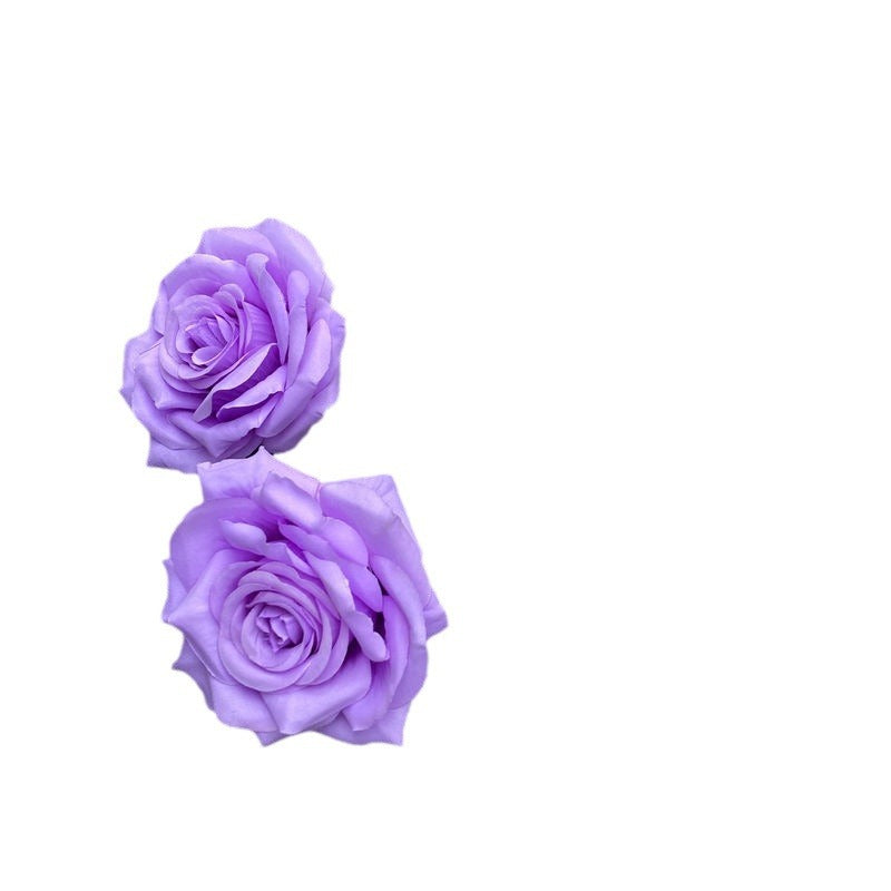 Red Rose Waterfall Artificial Flower Wall – Diamond Accent Rose Punch-In Prop for Wedding, Event & Home Decoration