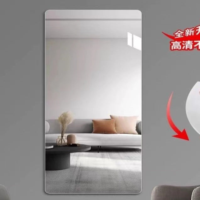 Self-Adhesive Full-Body Acrylic Wall Mirror Sticker