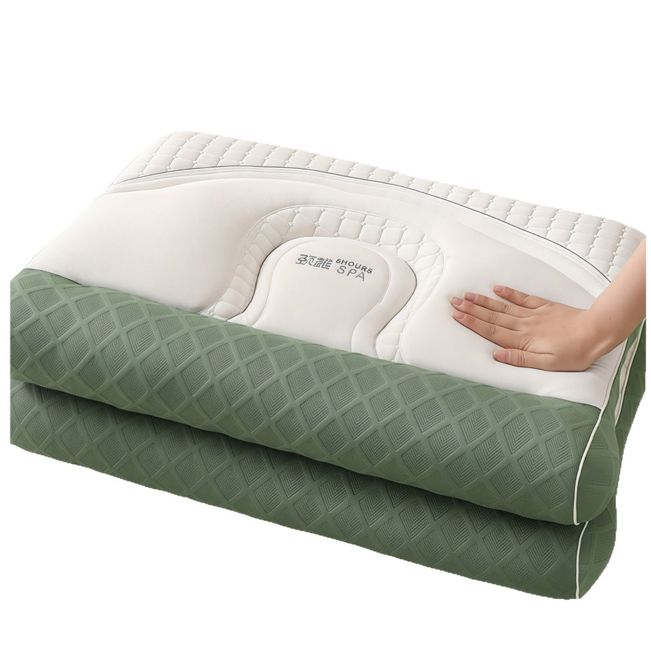 Skin-Friendly Knitted Memory Foam Pillow