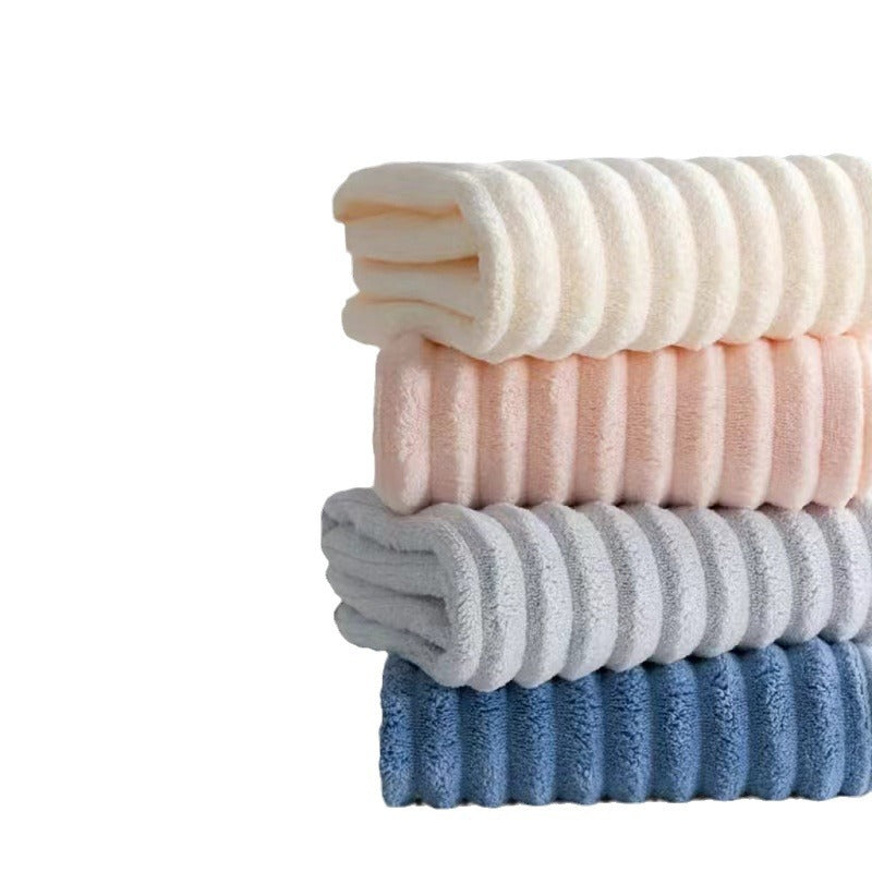 Soft Coral Fleece Face Towel – Lint-Free & Absorbent