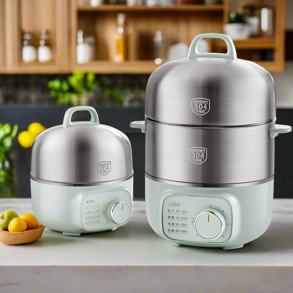304 Stainless Steel Steamed Egg Cooker – Automatic Power-Off