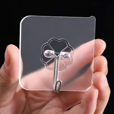Punch-Free Wall Hook – Strong Adhesive Clothes Hanger
