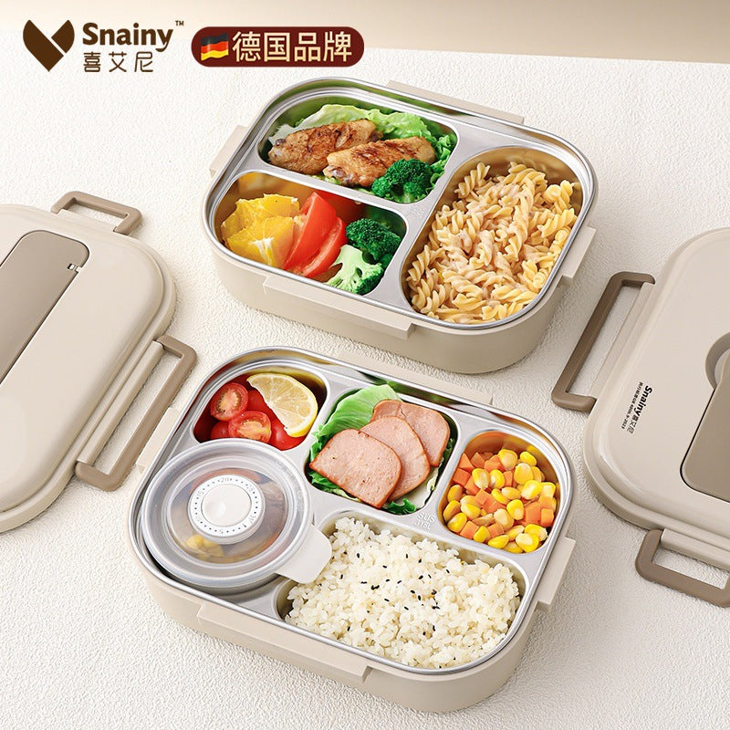 316 Stainless Steel Insulated Lunch Box Large-Capacity Microwave