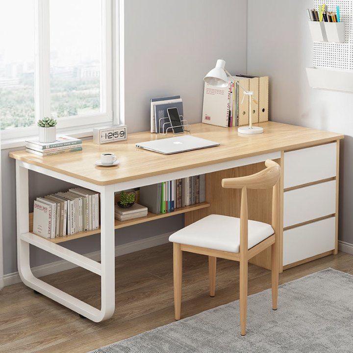 Simple Student & Home Study Desk with Drawers