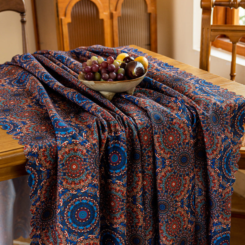 Bohemian Waterproof Printed Tablecloth