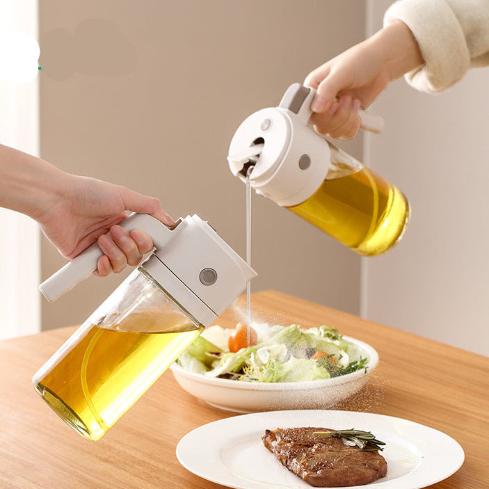 FaSoLa Dual-Purpose Glass Oil & Vinegar Injection Bottle