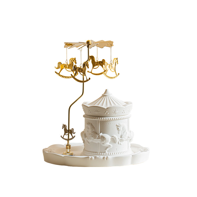 Carousel Scented Candle for Romantic Aromatherapy Decor
