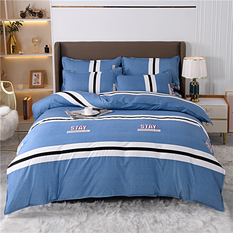 Breathable Printed Bed Sheet Sets – 2/3/4 Pieces 🛏️
