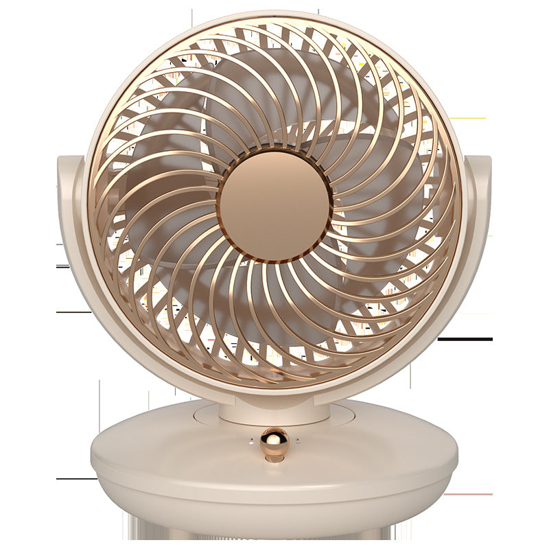 Rechargeable Air Circulation Fan with Night Light