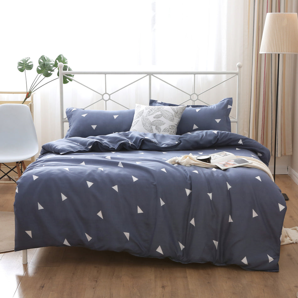 Washed Cotton Quilt Cover Soft & Breathable Bedding