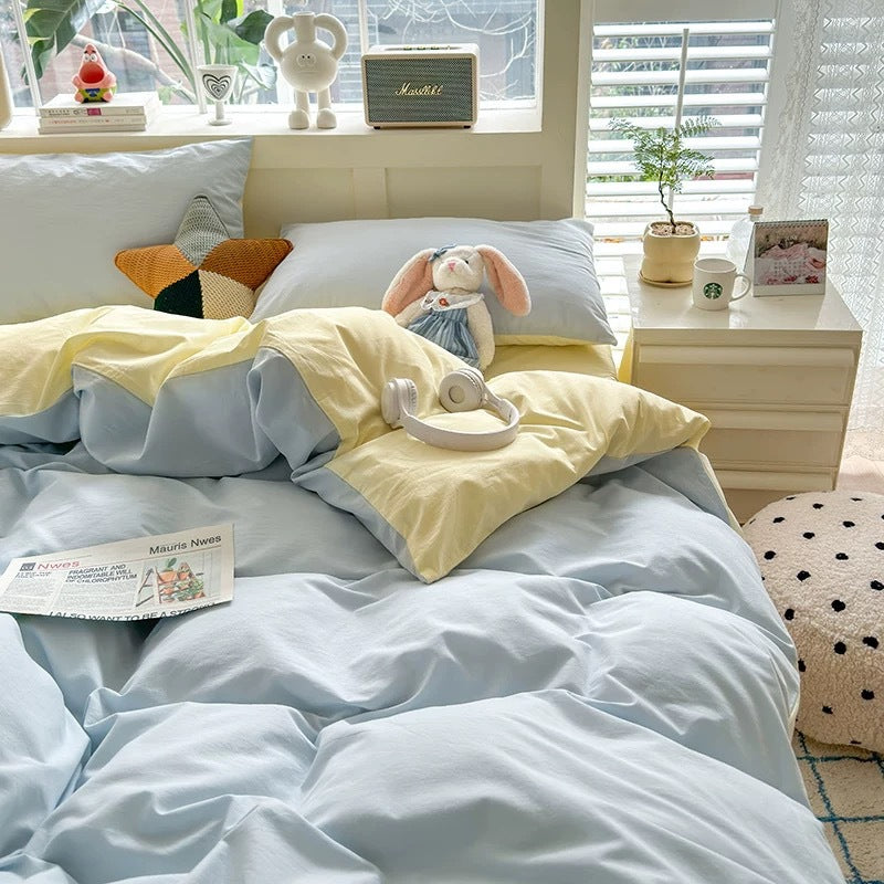 Class A Cotton 4-Piece Bed Set  Soft, Thick & Durable