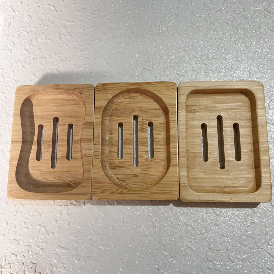 Bamboo Single-Layer Draining Soap Dish