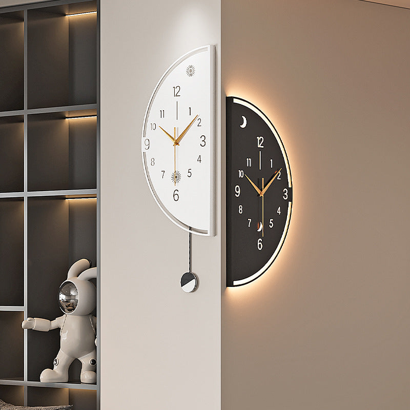 2025 Modern Double-Sided Corner Wall Clock