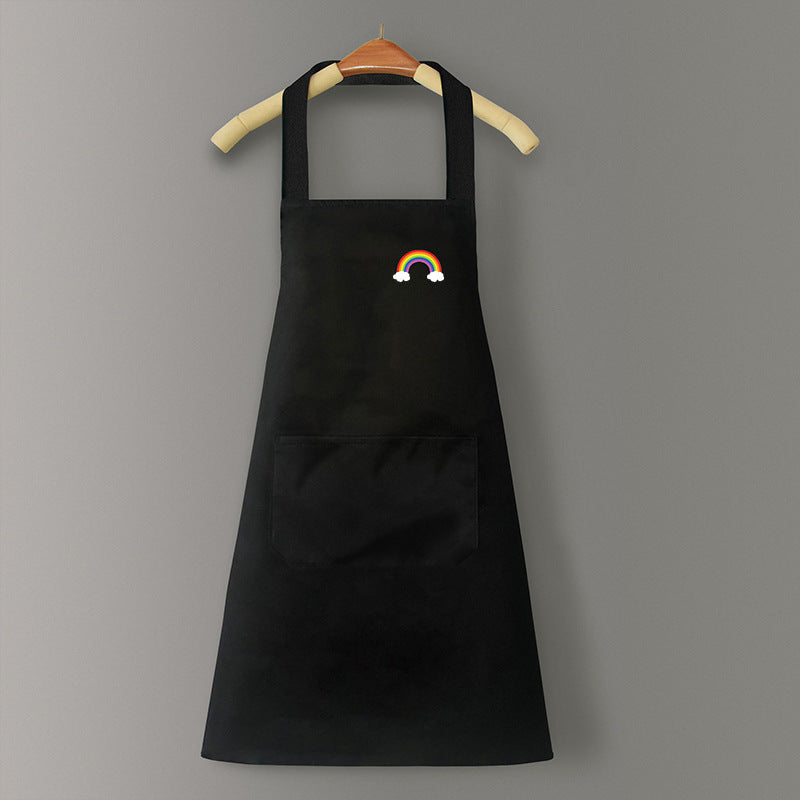Rainbow Cactus Cartoon Apron for Men & Women