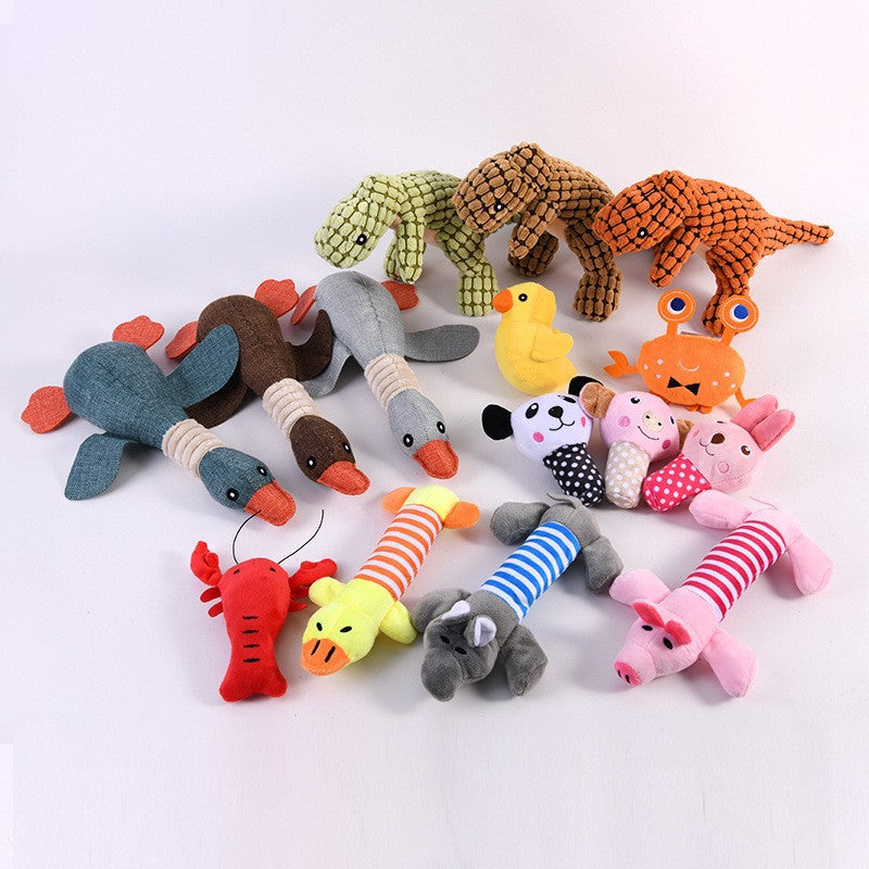 Bite-Resistant Plush Fruit Sound Toy for Dogs & Cats Nepal