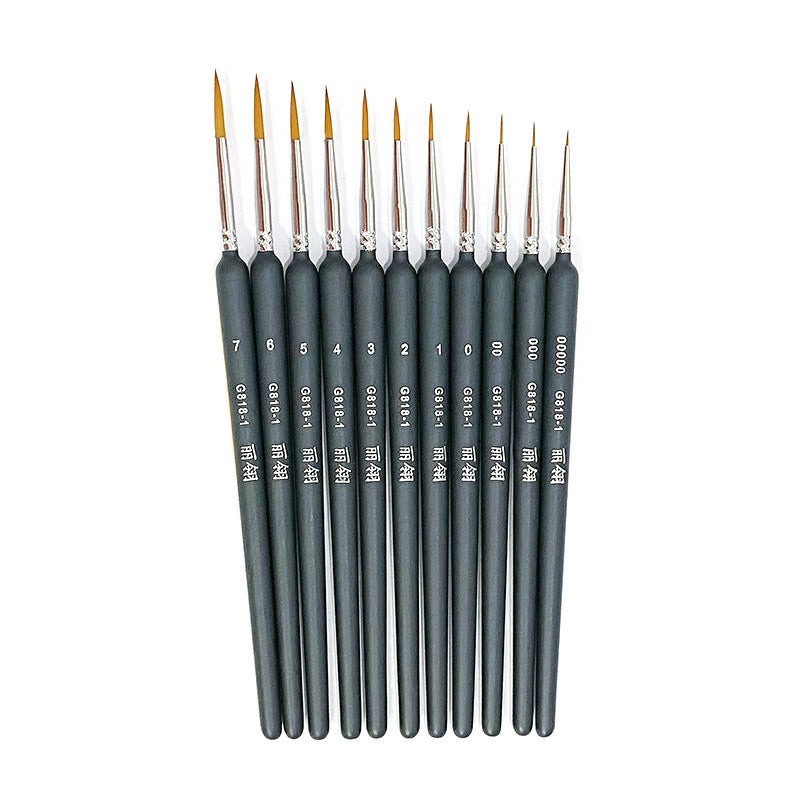 Custom Line Drawing Art Kit – Chinese Painting Nylon Fine Brush Set