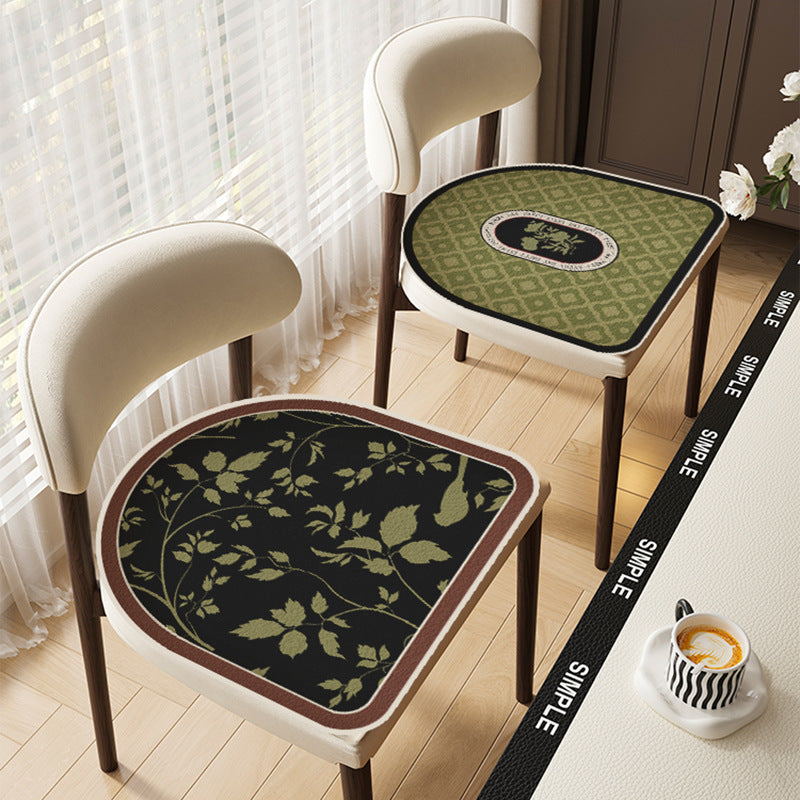 Retro Non-Slip Dining Chair Cushion for All Seasons