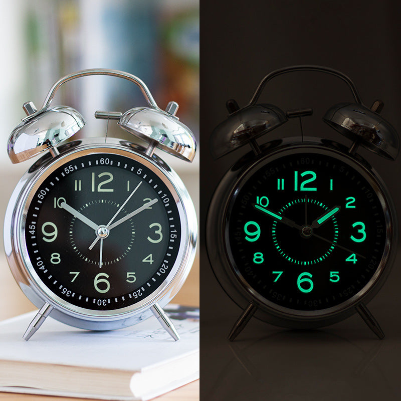 Super Loud Metal Bell Alarm Clock for Students